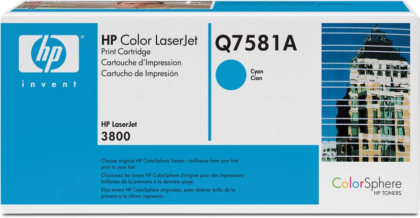 HP Värikasetti Syaani 503A 6K - Q7581A