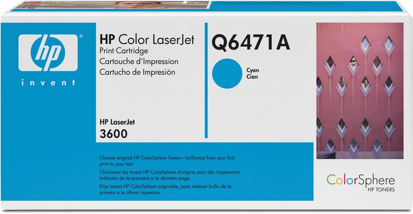 HP Värikasetti Syaani - Q6471A