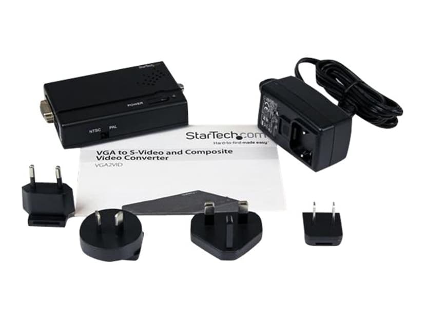 Startech High Resolution VGA to Composite or S-Video Converter PC to TV videomuunnin