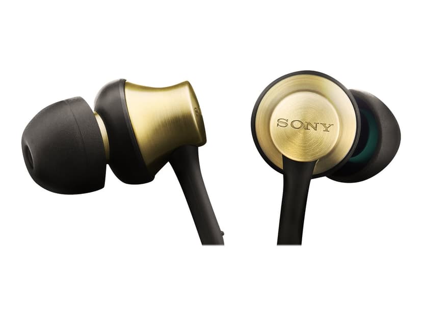 Sony MDR EX650AP In-Ear kuulokkeet mikrofonilla Messinki, Musta