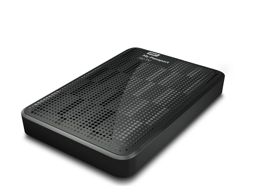 WD My Passport AV-TV WDBHDK0010BBK 1TB 1TB USB 3.0 Zwart