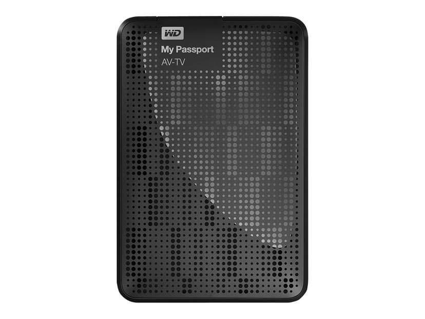 WD My Passport AV-TV WDBHDK0010BBK 1TB 1TB USB 3.0 Zwart