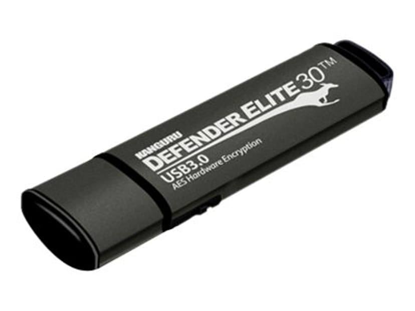 Kanguru Defender Elite30 Secure 128GB USB A-tyyppi Musta