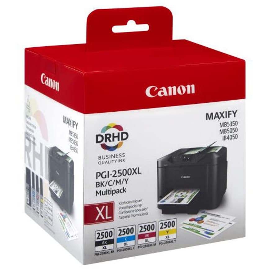 Canon Blekk Multipakning PGI-2500XL (C/M/YBK)