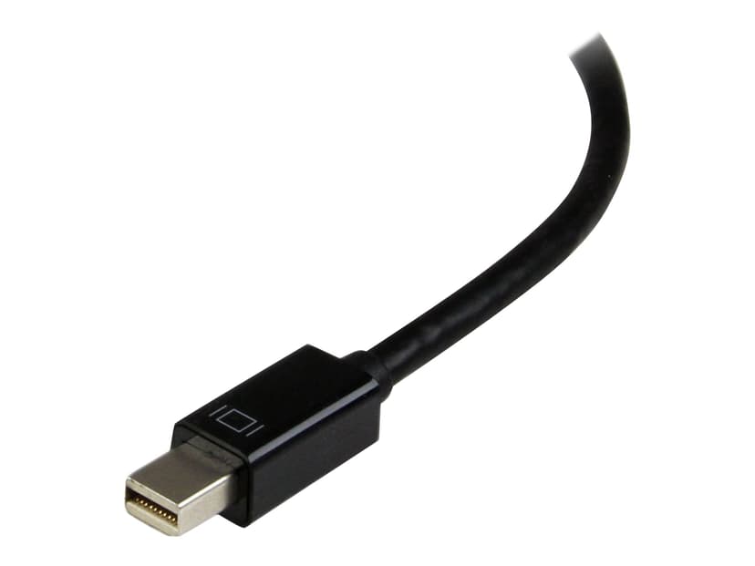 Startech Mini DisplayPort to VGA / DVI / HDMI Adapter videomuunnin 0.15m Mini DisplayPort DVI-D + VGA (D-Sub) + HDMI Musta