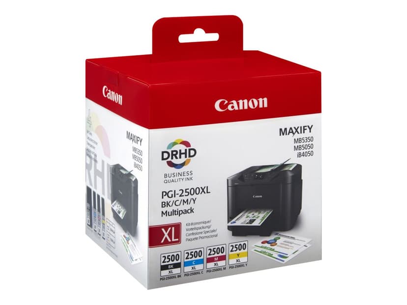 Canon Blekk Multipakning PGI-2500XL (C/M/YBK)