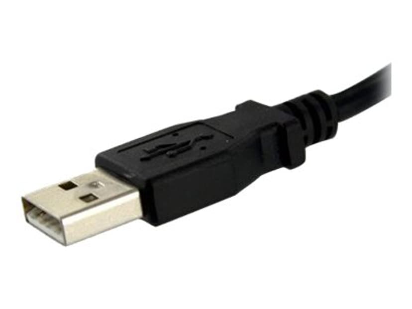 Startech 2 ft Panel Mount USB Cable A to A 0.6m 4 nastan USB- A Naaras 4 nastan USB- A Uros