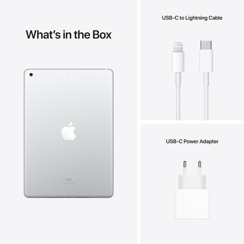 Apple iPad 9th gen (2021) Wi-Fi 10.2" A13 Bionic 64GB Sølv