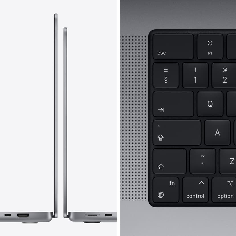 Apple MacBook Pro (2021) Rymdgrå M1 Max 32GB 1000GB SSD 14.2"