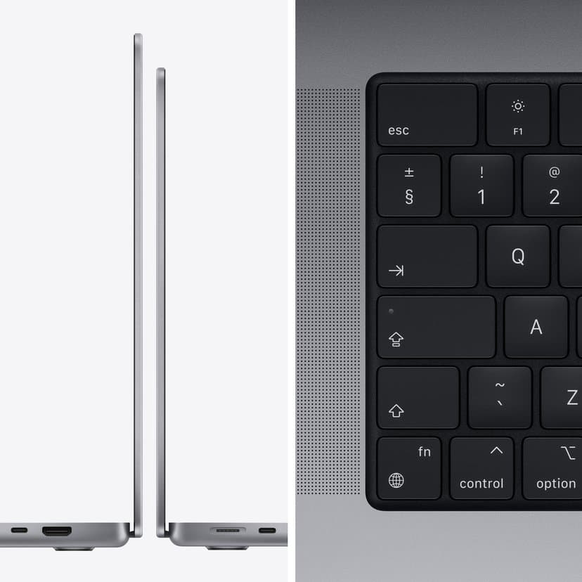 Apple MacBook Pro (2021) Rymdgrå M1 Max 32GB 1000GB SSD 16.2"