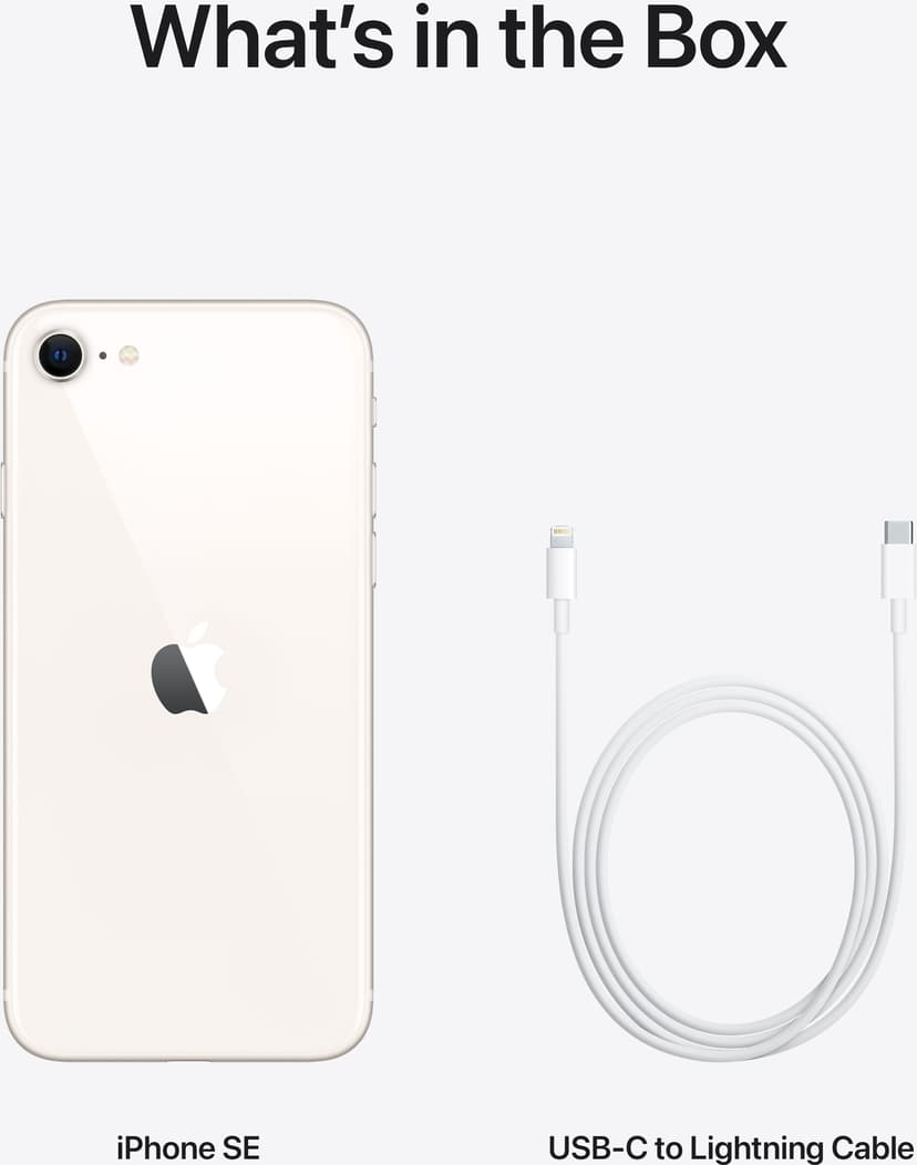 Apple iPhone SE (2022) 128GB Valkoinen