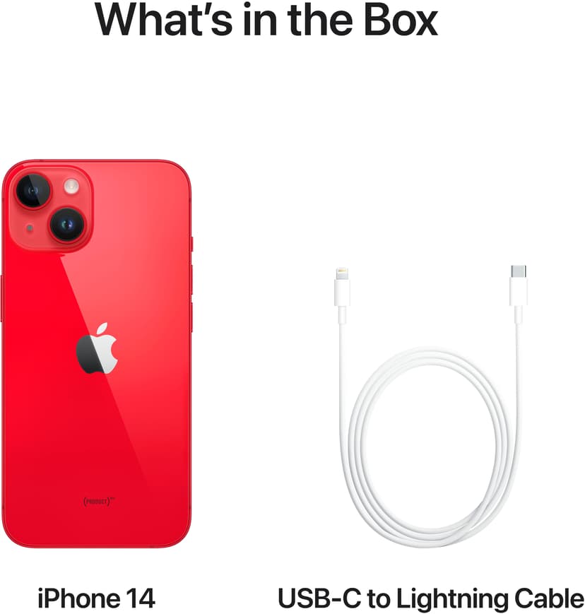 Apple iPhone 14 128GB Röd