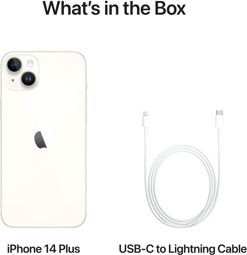 Apple iPhone 14 Plus 128GB Kaksois-SIM Valkoinen