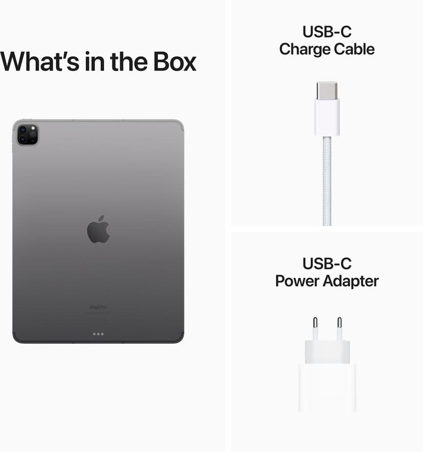 Apple iPad Pro (2022) Wi-Fi + Cellular 12.9" M2 256GB Romgrå