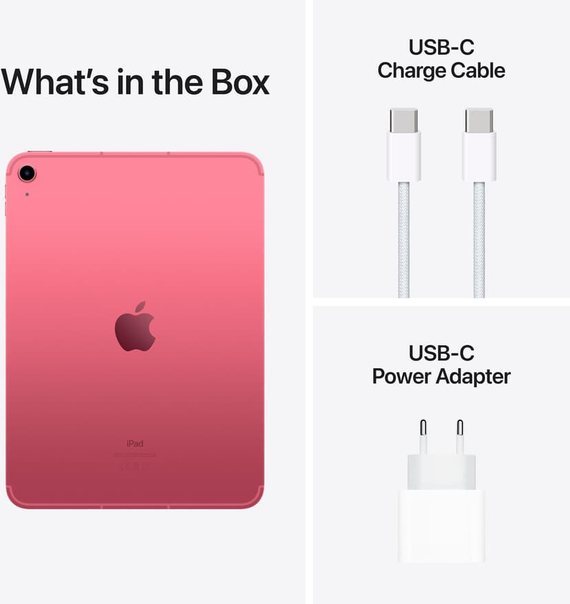 Apple iPad 10th gen (2022) Wi-Fi + Cellular 10.9" 64GB Vaaleanpunainen