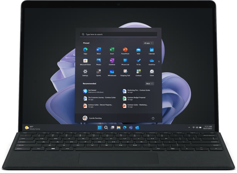 Microsoft Surface Pro 9 för företag 13" Core i7 16GB Grafit