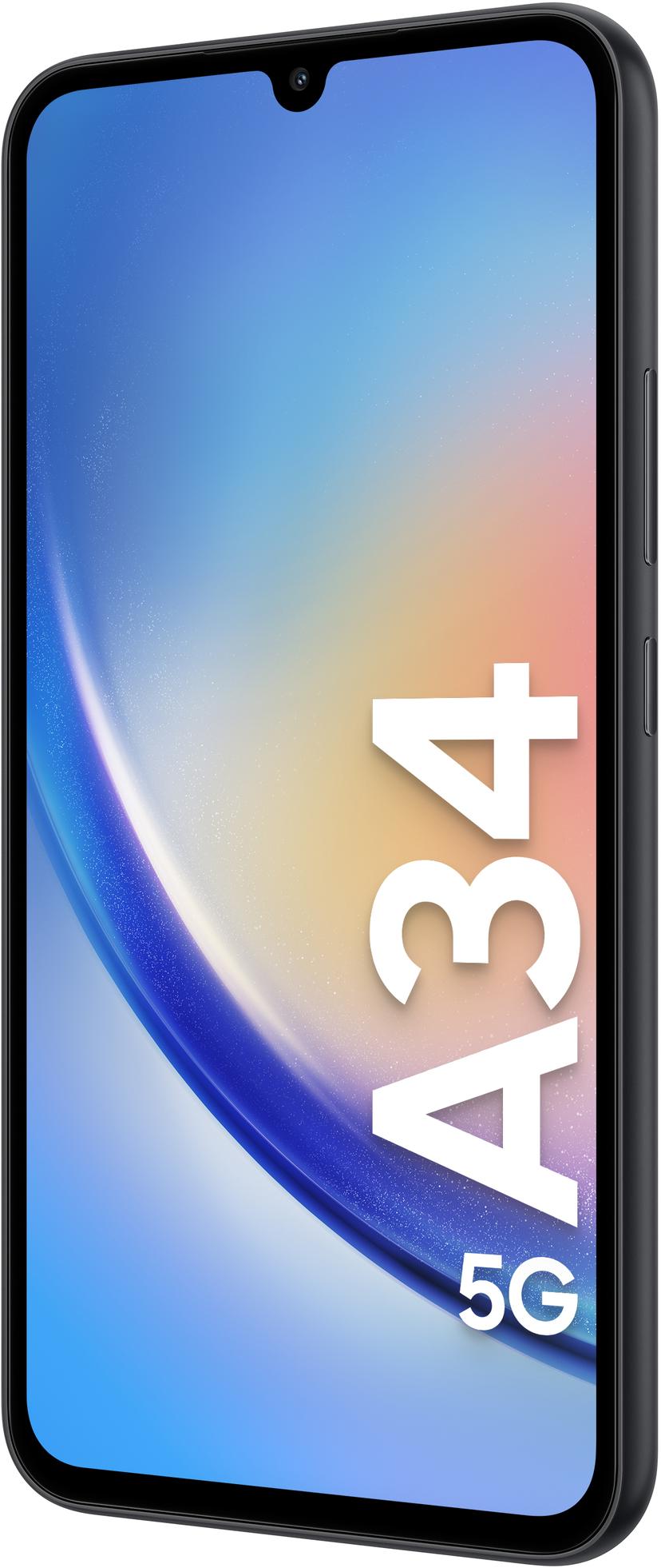 Samsung Galaxy A34 5G 128GB Kaksois-SIM Musta