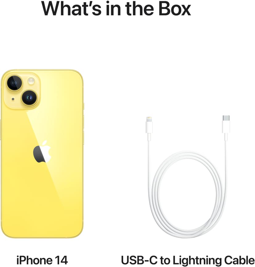 Apple iPhone 14 128GB Kaksois-SIM Keltainen