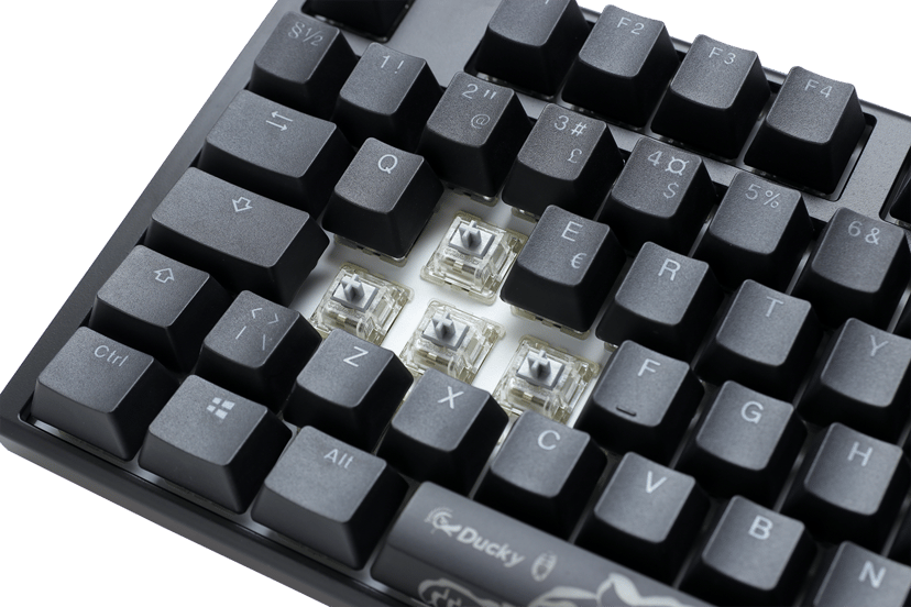 Ducky One 3 MX Full-Size Red Langallinen, USB-C Pohjoismaat Musta Näppäimistö