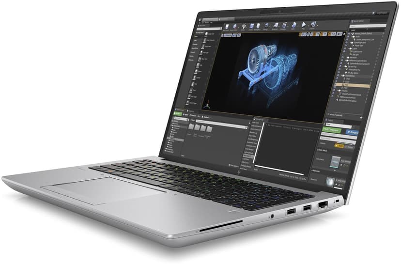 HP ZBook Fury G10 Core i9 32GB 1000GB SSD Oppgraderbar til WWAN RTX 3500 Ada 16"