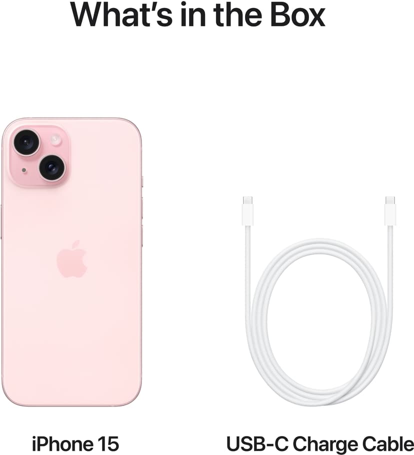 Apple iPhone 15 512GB Vaaleanpunainen
