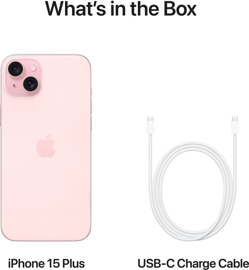 Apple iPhone 15 Plus 128GB Vaaleanpunainen