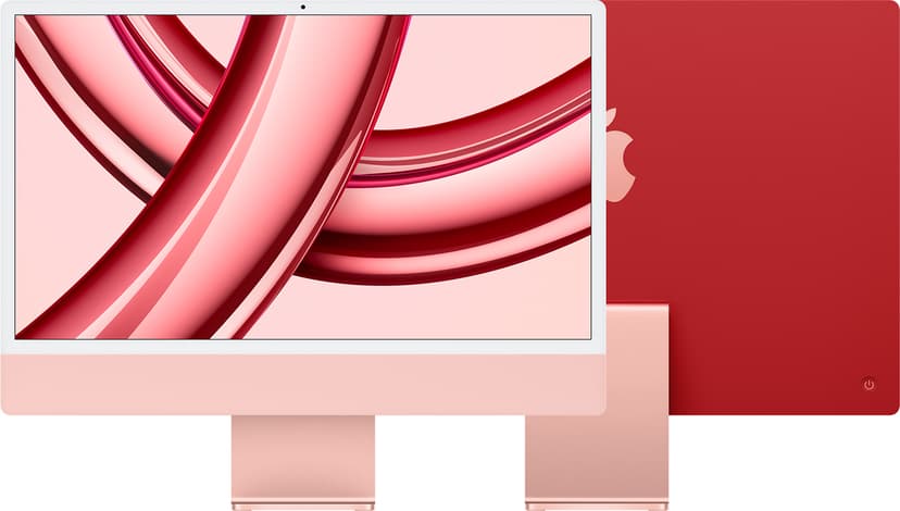 Apple iMac (2023) 24" Vaaleanpunainen M3 8GB 256GB SSD Apple M3 10-core, 10-core