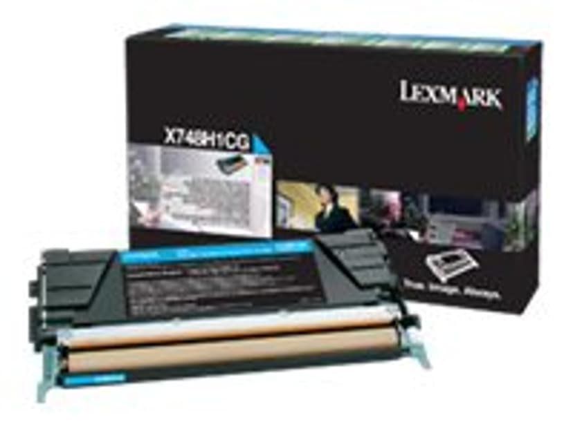 Lexmark Toner Cyan HC 10k - X748DE/748DTE