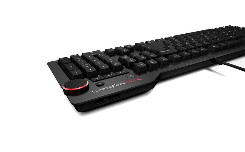 Das Keyboard 4 Professional Kabelansluten Nordisk Tangentbord Svart