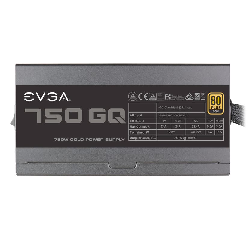 EVGA GQ 750W 750W 80 PLUS Gold