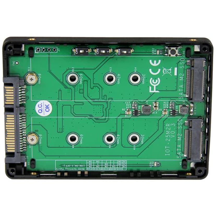 Startech Dual M.2 SSD TO 2.5" SATA 7MM
