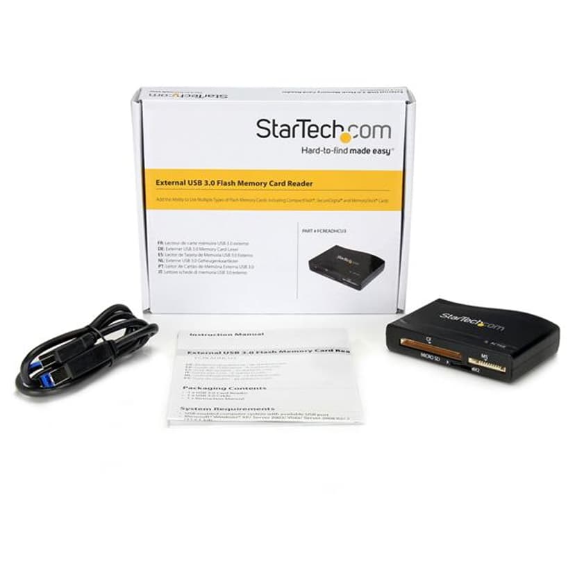 Startech USB 3.0 Multi Media Flash Memory Card Reader