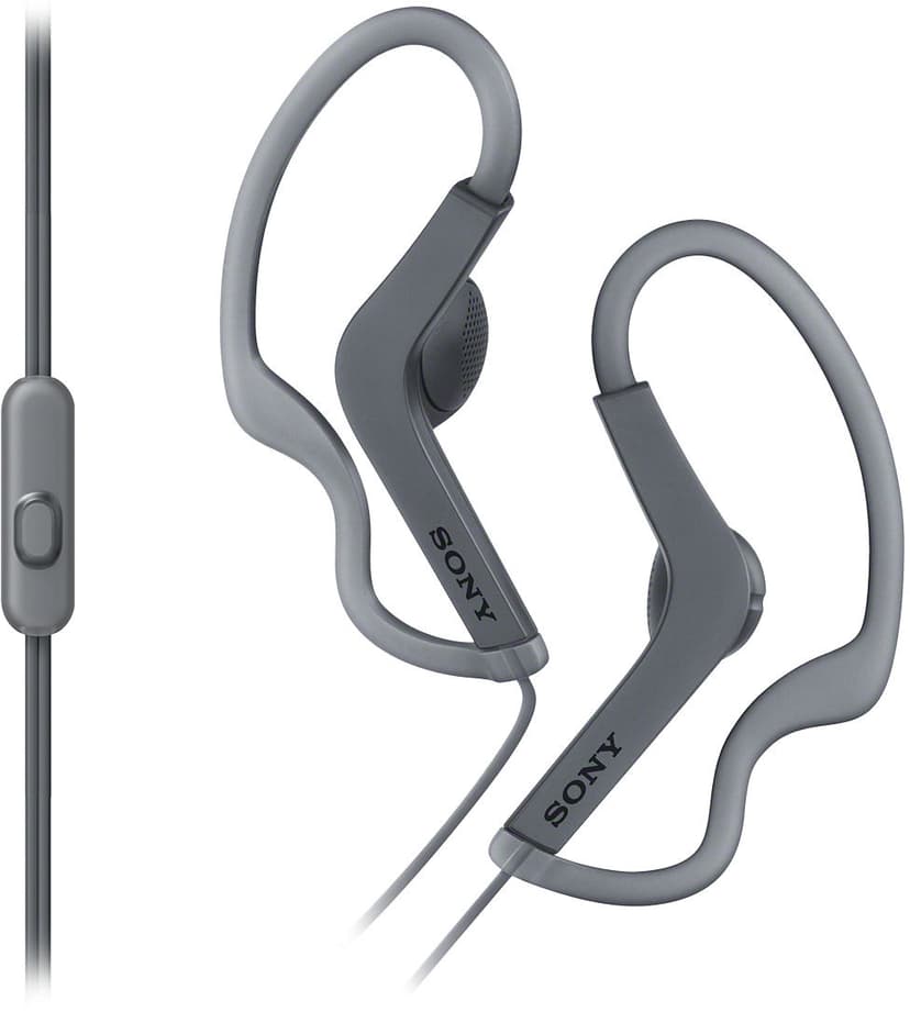 Sony MDR-AS210 Sport In-Ear Black 3,5 mm kontakt Svart
