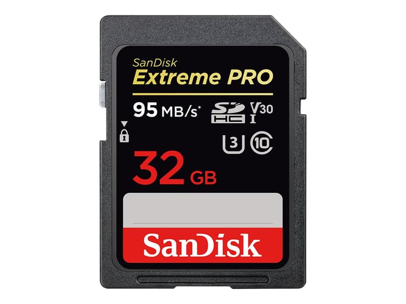 SanDisk Extreme Pro 32GB SDHC UHS-I minneskort