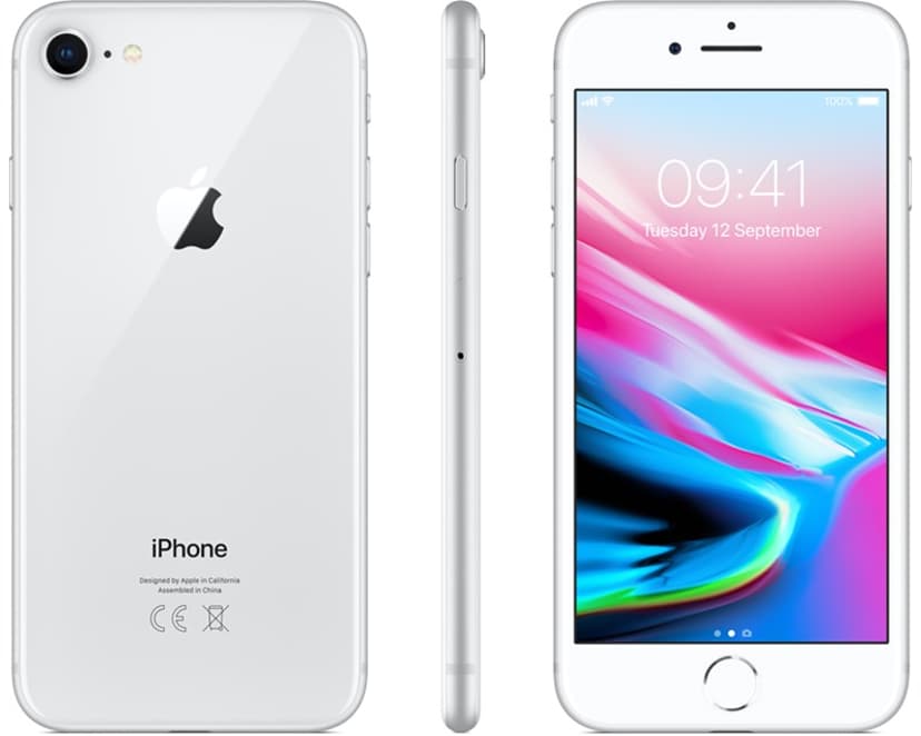 Apple iPhone 8 64GB Enkelt-SIM Sølv