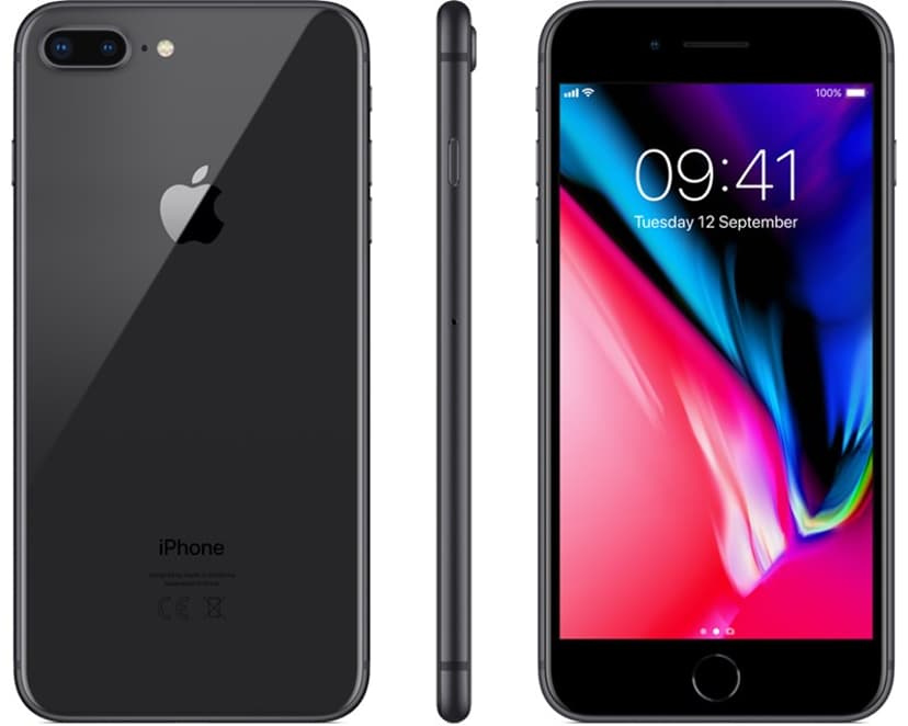 Apple iPhone 8 Plus 64GB Enkelt-SIM Romgrå
