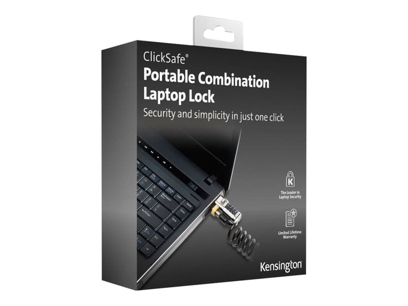 Kensington ClickSafe Portable Combination Laptop Lock