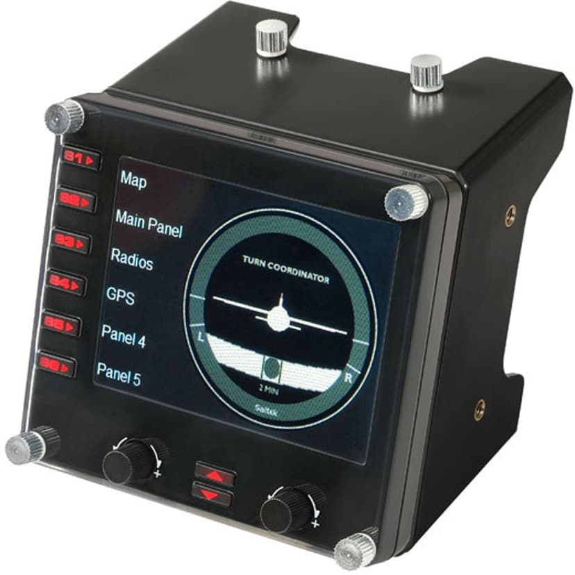Logitech Pro Flight Instrument Panel Svart