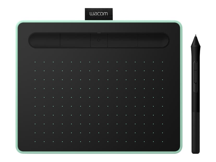 Wacom Intuos Pen Tablet Bluetooth Small Black/Green Tegneplade