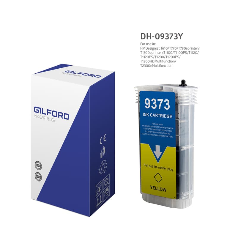 Gilford Inkt Geel No.72 - T1100 130ml - C9373A