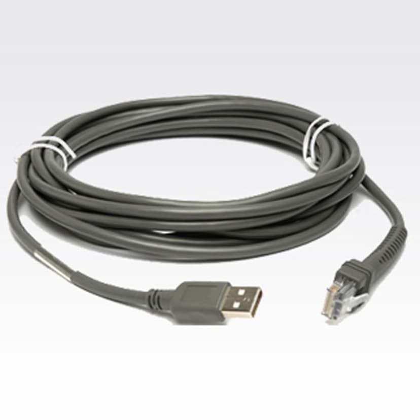 Zebra Kabel USB Type A hann 4,5 m Rett