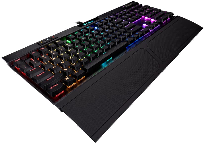 Corsair Gaming K70 RGB MK.2 LP Kabling Nordisk Sort Tastatur
