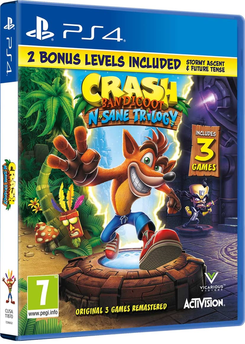 Activision Crash Bandicoot N. Sane Trilogy 2.0 Sony PlayStation 4