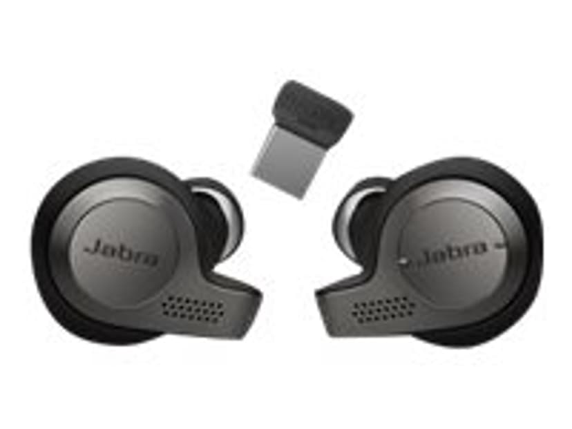 Jabra Evolve 65t + USB Dongle UC True wireless-hörlurar Stereo Grå, Svart
