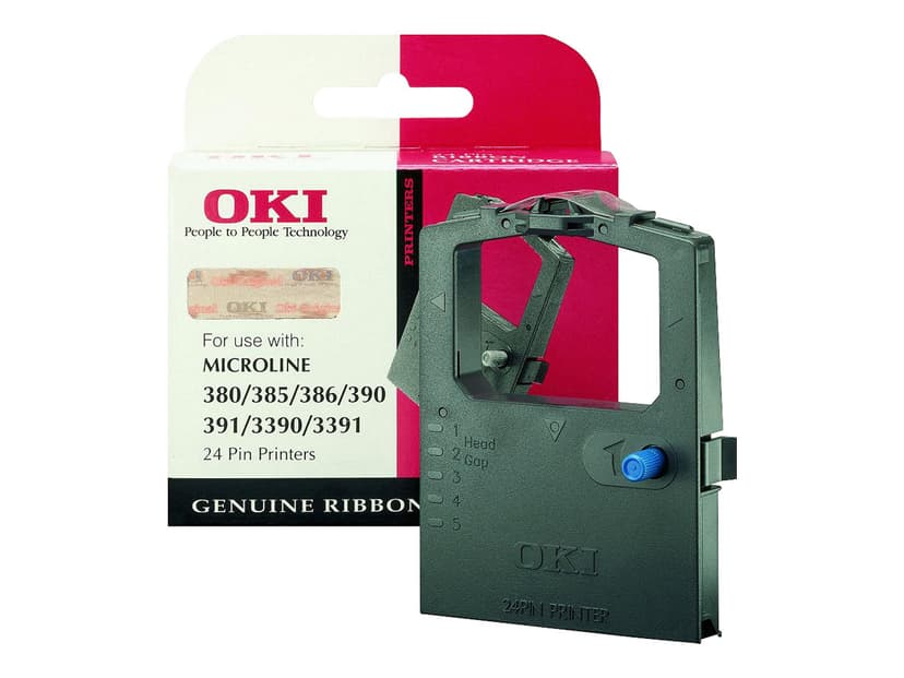 OKI Färgband Svart Microline 380/385/390E/391E/339