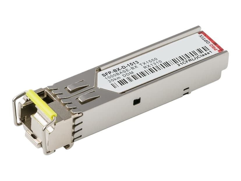 Pro Optix SFP (mini-GBIC) transceivermodul (tilsvarer: Cisco GLC-FE-100BX-D) Fast Ethernet