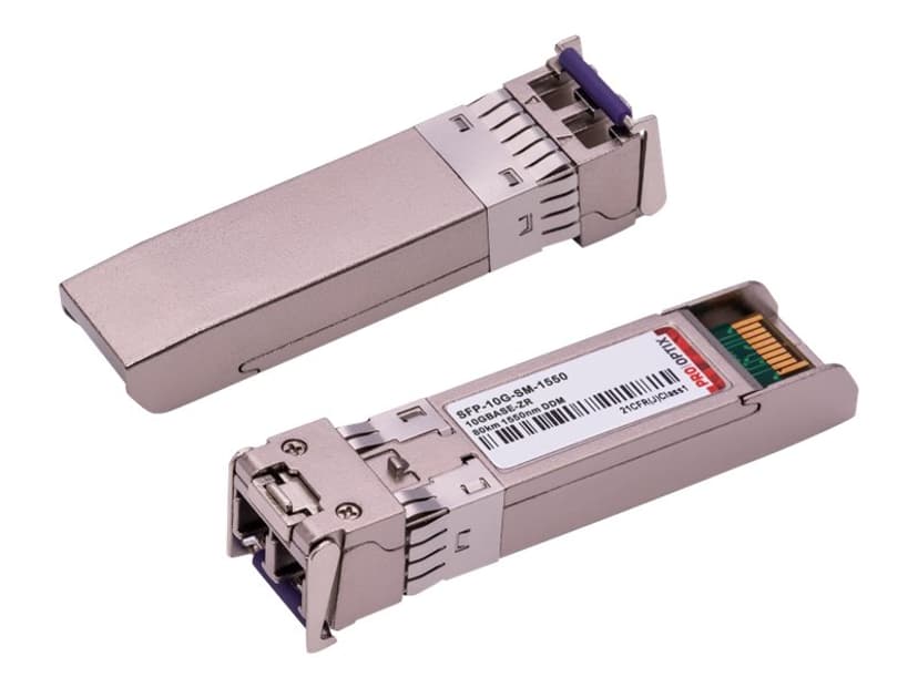 Pro Optix SFP+ transceivermodul (tilsvarer: Cisco SFP-10G-ZR) 10 Gigabit Ethernet
