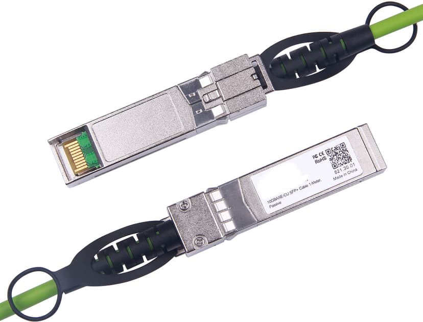 Direktronik DAC SFP+ Grønn 2M 10 Gigabit Ethernet