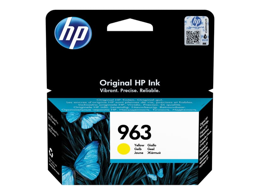 HP Blekk Gul No.963 700 sider – OfficeJet Pro 9010