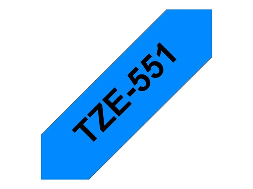 Brother Tape TZE-551 24mm Sort/Blå